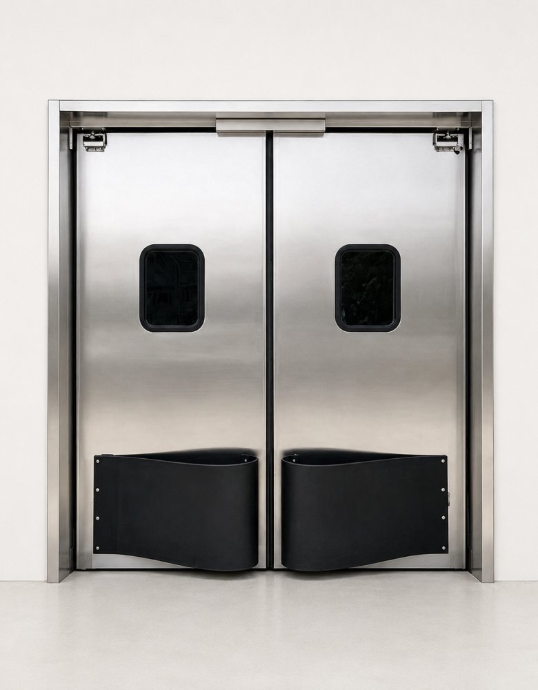 Double-Acting Swing Door