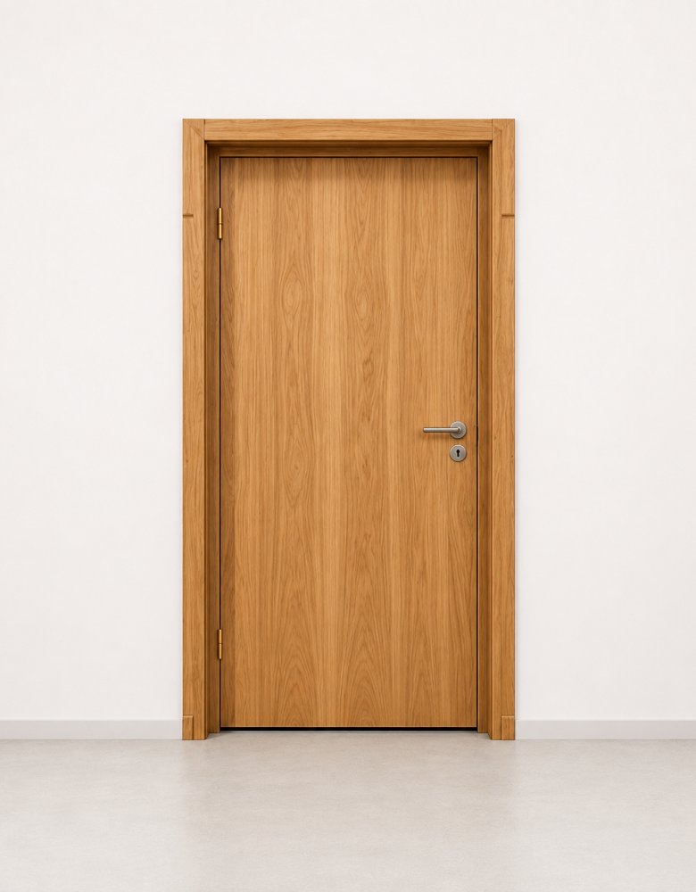 Wood Grain Swing Steel Door