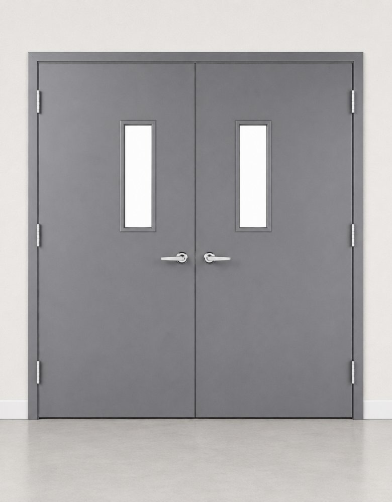 Double Swing Steel Door