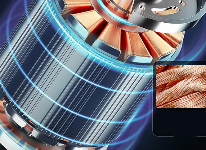 Motor com fio de cobre puro espesso