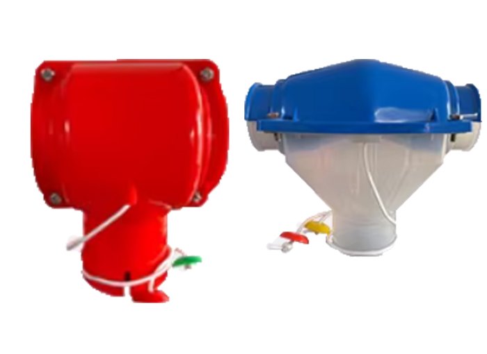 Conexão em T de alimentação Tubo de três vias