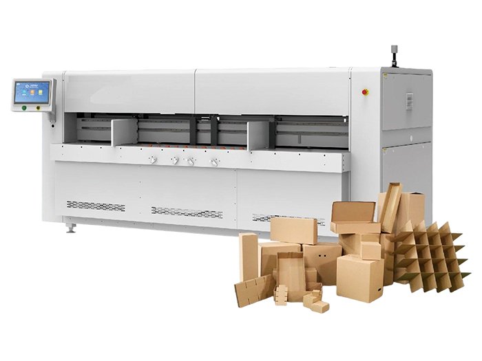 Máquina automática para fabricar cajas de cartón