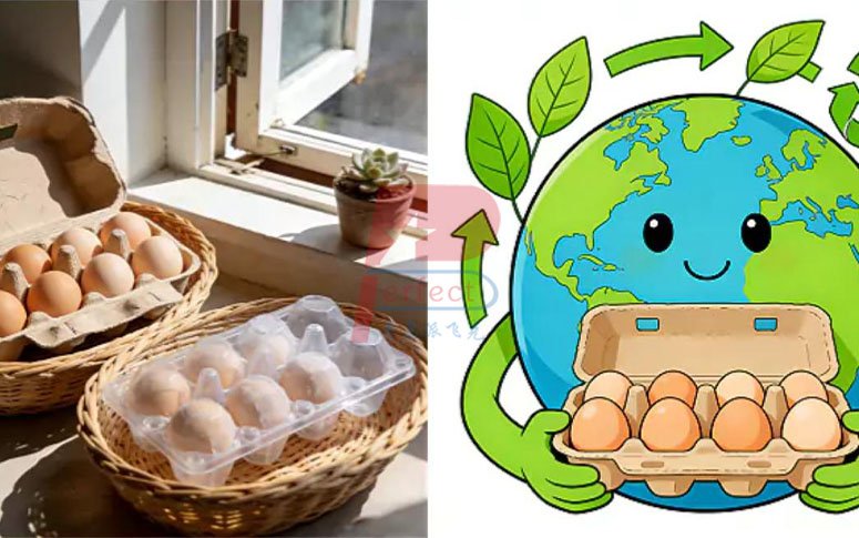 ¿Por qué los cartones y bandejas desechables de pulpa moldeada para huevos son cada vez más populares?