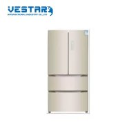 Wholesale commercial vertical freezers dual-zone supermarket beverage display refrigerators