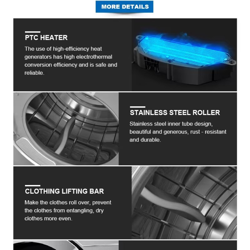 Vestar's large-capacity washing machine features water-saving silent and inverter technology