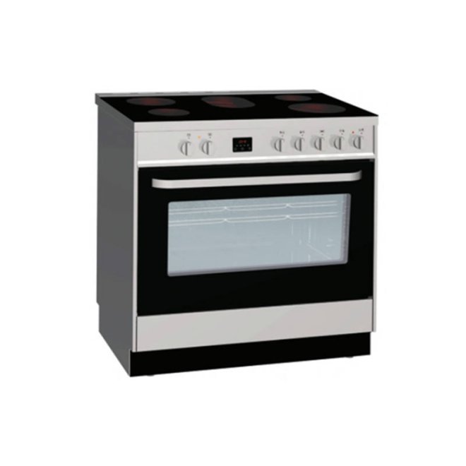 Professinal Style Gas Range 5 Burner with High Output, Cast Iron Grates & Built-in Oven