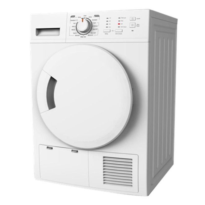 Ultra-Quiet Clothes Dryer - 7kg Capacity, 45dB for Peaceful Homes