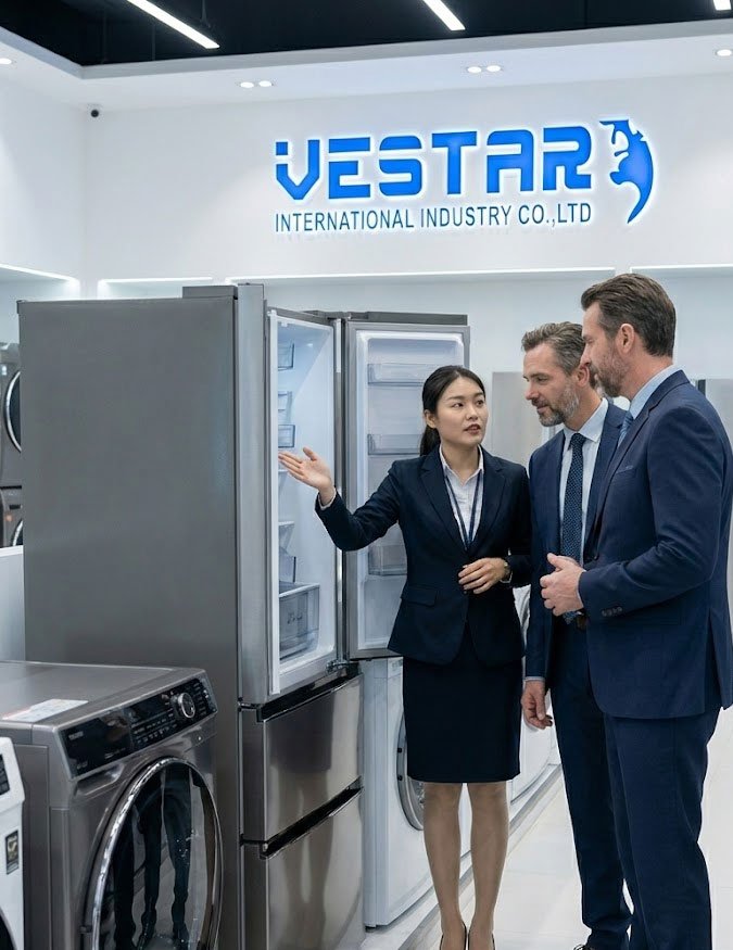 Clients Visit Our Modern Appliance Showroom