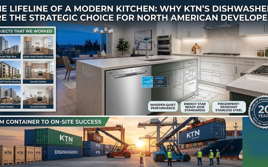The Lifeline of a Modern Kitchen: Why KTN’s Dishwashers are the Strategic Choice for North American Developers
