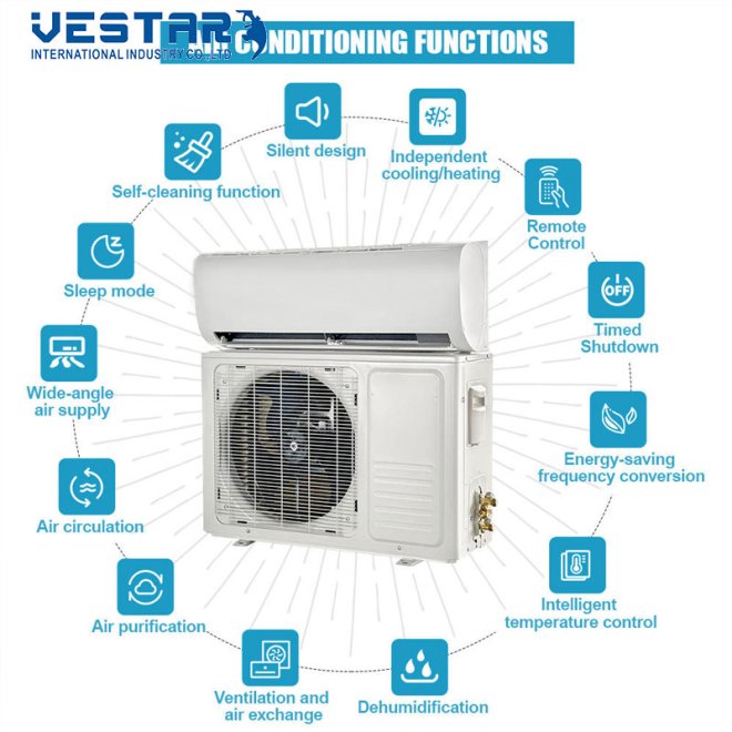 Aura-Cool Professional Full DC Inverter Air Conditioner 