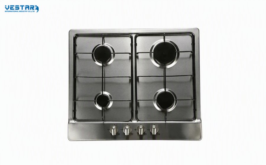 VESTAR 4-Burner Gas Cooktop: From Powerful Wok Frying to Gentle Simmering, Firepower Under Your Control