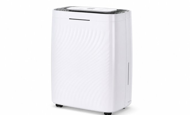 VESTAR Tower Dehumidifier: Top Touch Control, Dryer Air for Laundry Rooms and Bedrooms