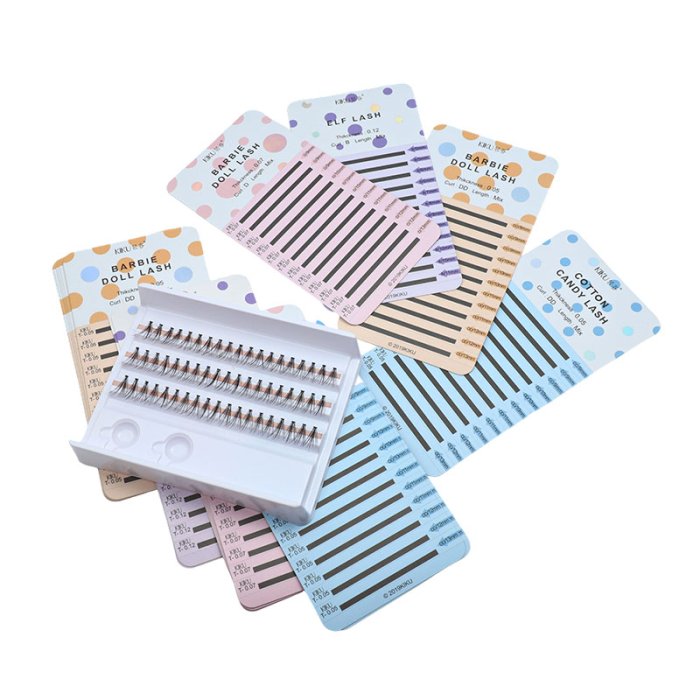 Dense eyelash base card 2