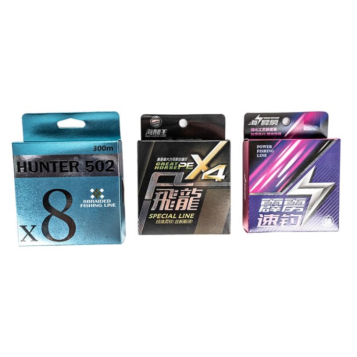 300g silver cardboard box for fishing line