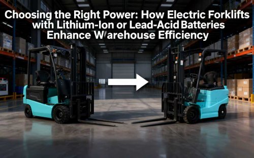 ¿Cómo las carretillas elevadoras eléctricas con baterías de iones de litio o de plomo-ácido mejoran la eficiencia del almacén?