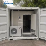 Inside view of 5×2.3×2.3m container cold room