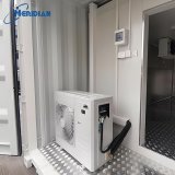 Sliding door container cold storage for vegetables