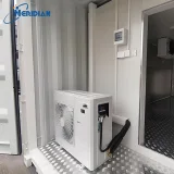 Sliding door container cold storage for vegetables
