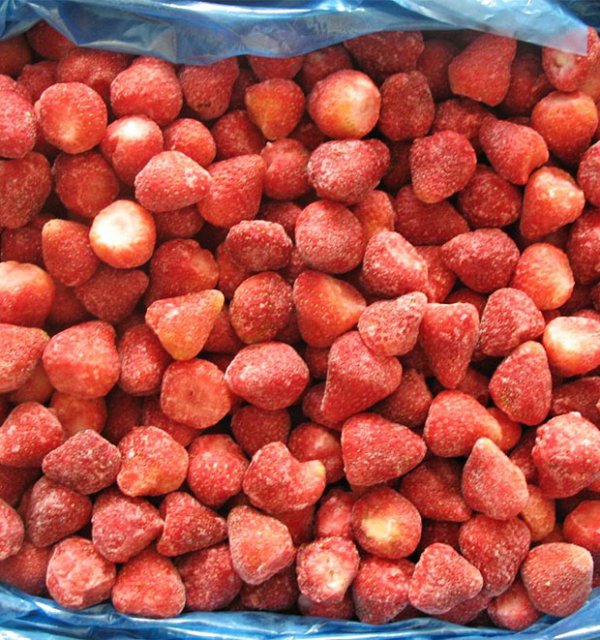 Frozen strawberry