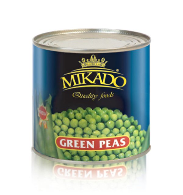 Canned green peas
