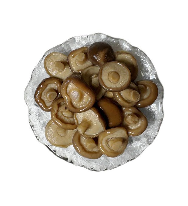 brined mushrooms ready to cook