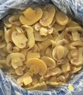 catering-use sliced mushrooms