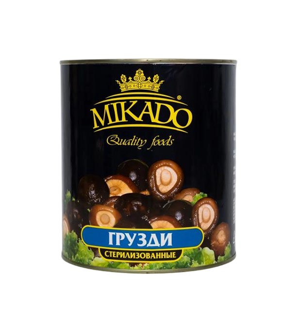 Canned shittake mushroom in brine
