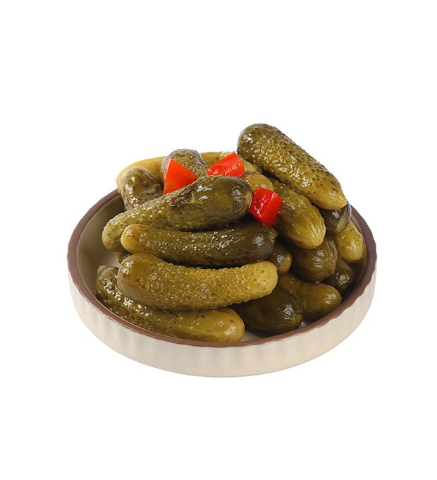 german sour cucumber slices