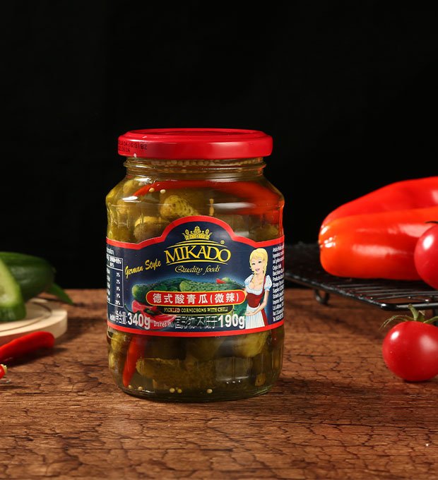 mercado spicy pickle brand packaging Mercado