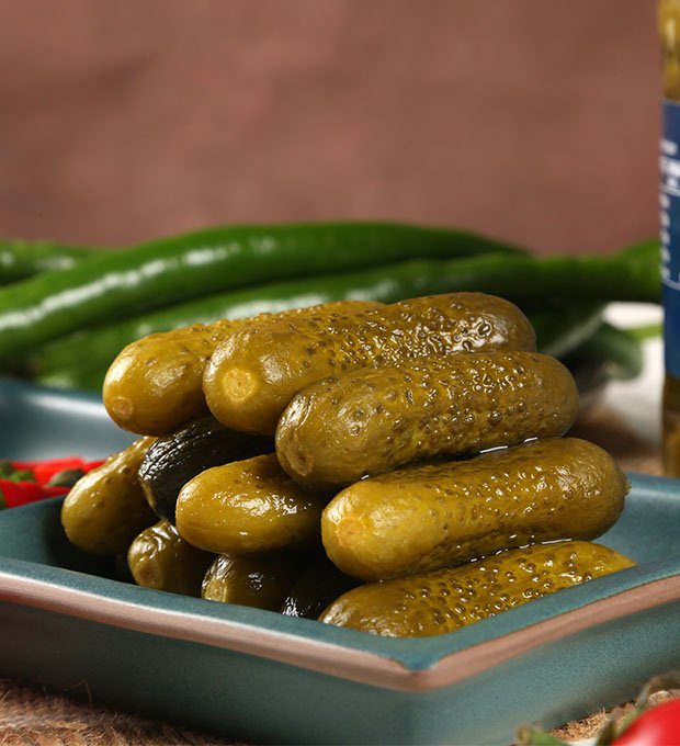 dill and mustard seed pickled cucumber