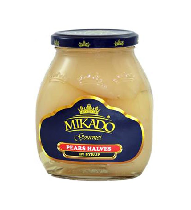 industrial canned pear with uniform cut size