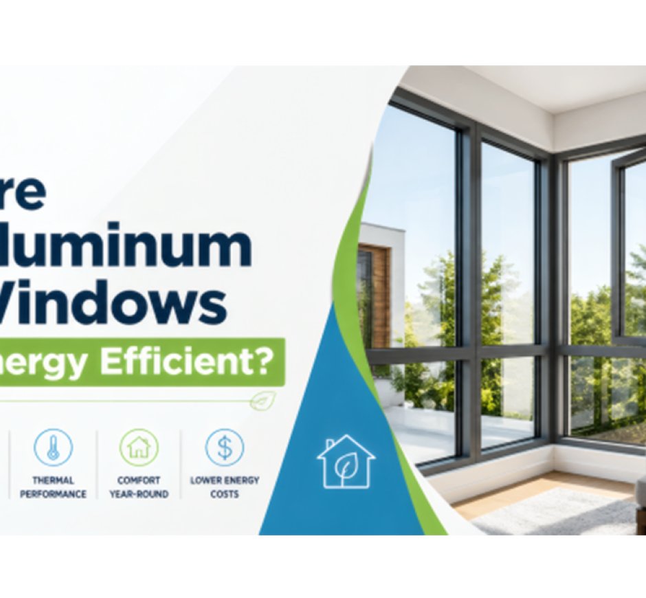¿Son las ventanas de aluminio eficientes energéticamente?