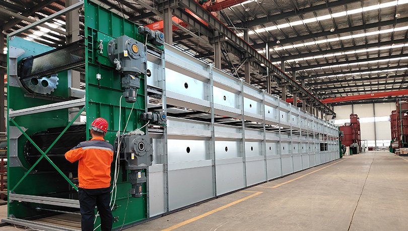Manure air-drying equipment