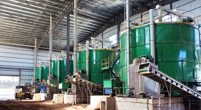 manure to organic fertilizer fermentation tank