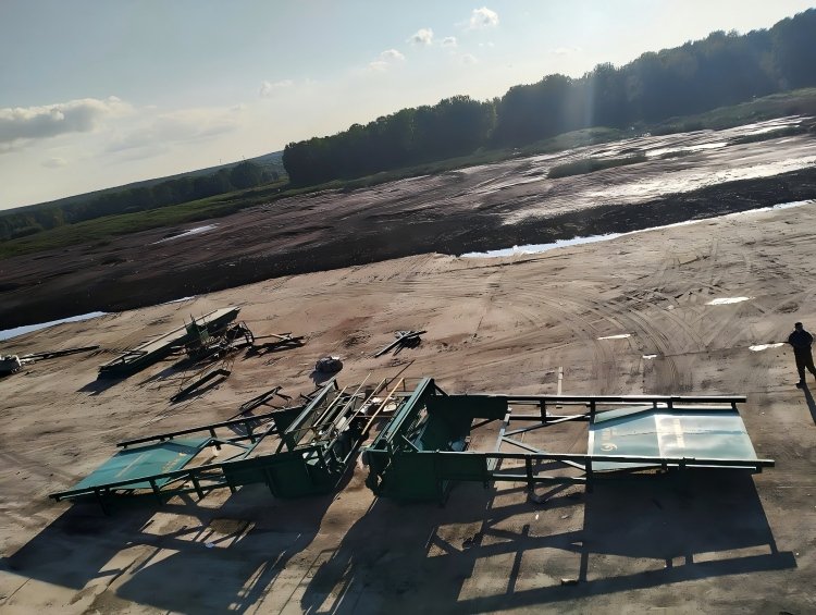 Manure Compost Tower On-site Installation Russia