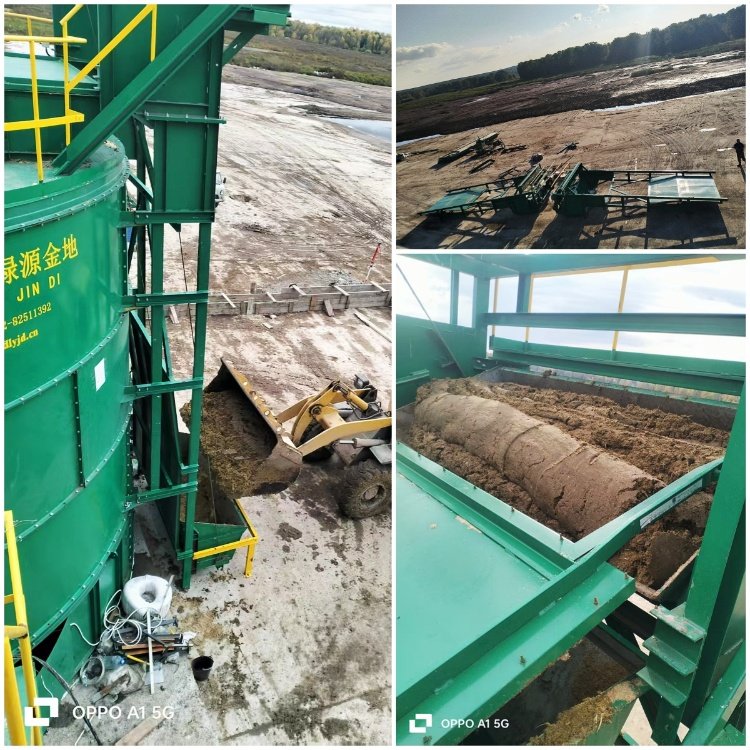 200m³Composting Tank System for Poultry Manure Management