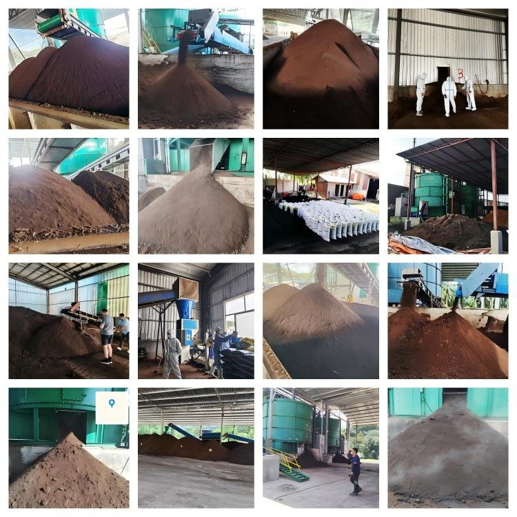 manure to fertilizer composting machine