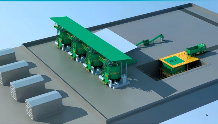 How Large Layer Farms Handle Chicken Manure: JinDi 200m³ Composting Tanks for Efficient Manure Treatment