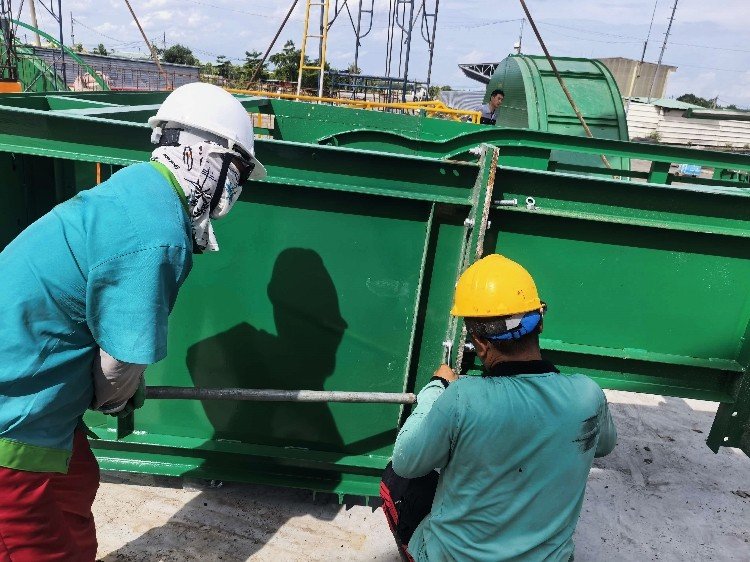 200m³ compost tanks For large-scale poultry farms and livestock farms