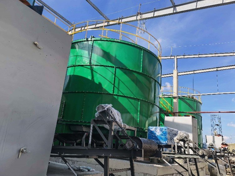 JinDi 200m³ Compost Tanks Installation in Vietnam