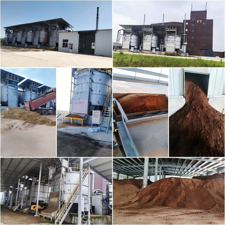 Compost Tower system for poultry manure fermentation