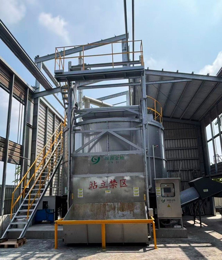 70m3 JinDi Compost Tower Taiwan layer farm project