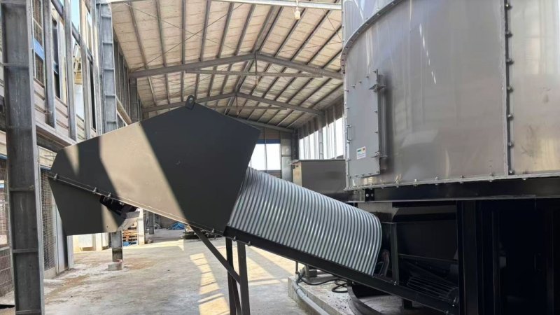 70m³ JinDi Compost Tower for Taiwan Layer Farm