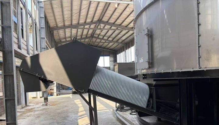 70m³ JinDi Compost Tower for Taiwan Layer Farm Chicken Manure Treatment