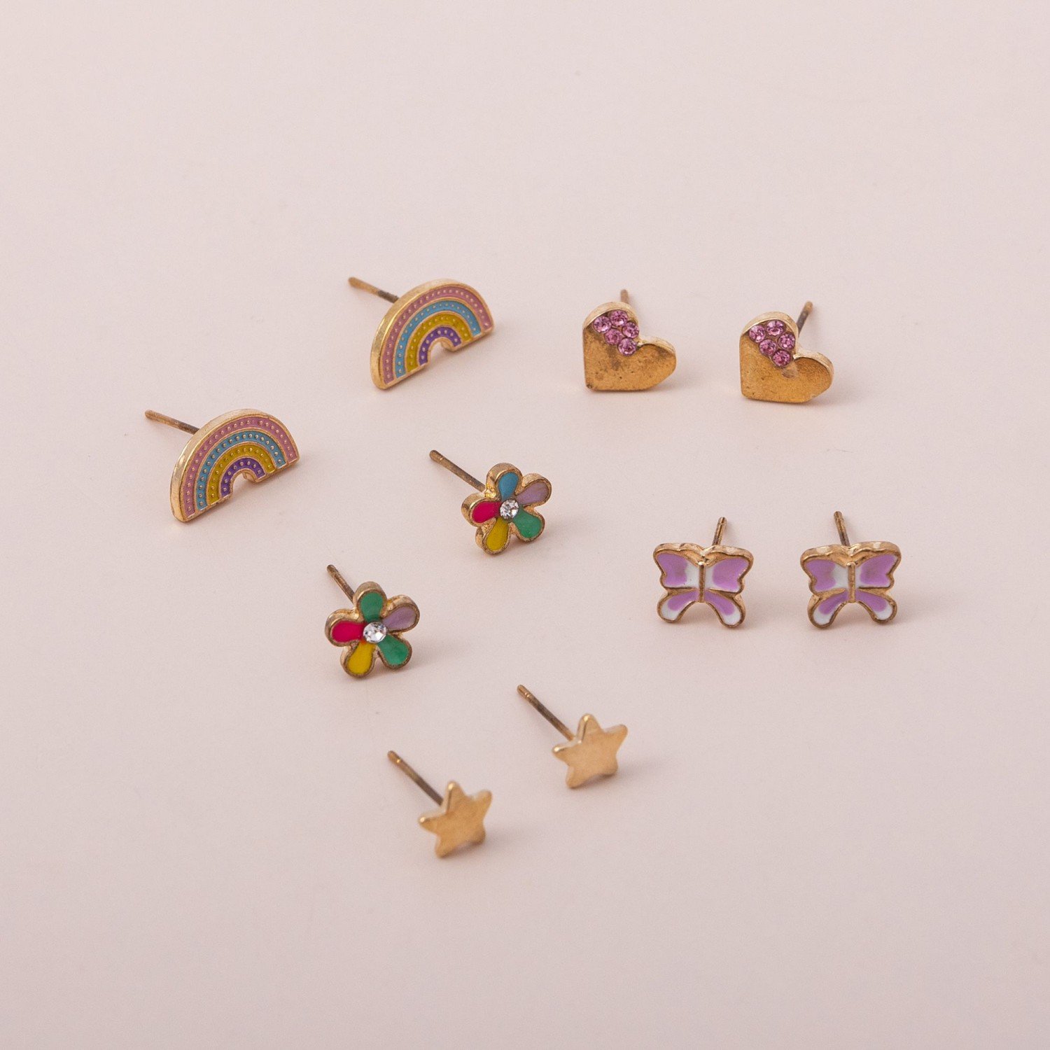 Kids Stud Earrings 5Pack (5)