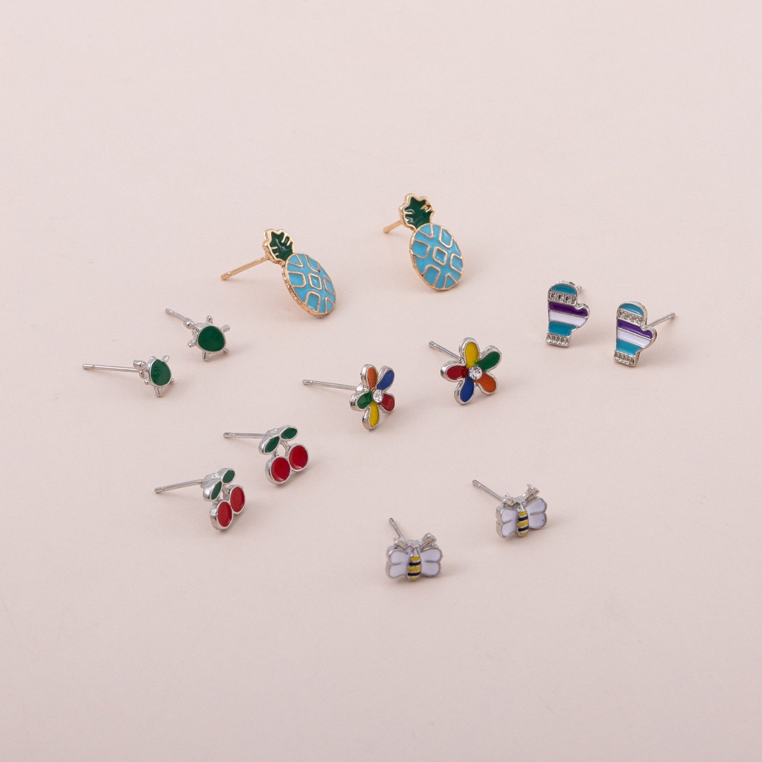 Kids Stud Earrings 5Pack (2)