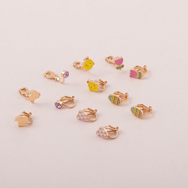 Kids Clip Earrings 6pack