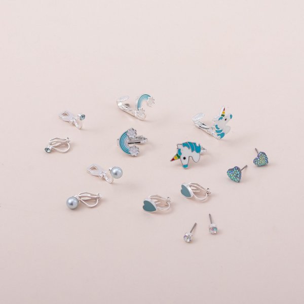 Kids Clip Earrings 7pack