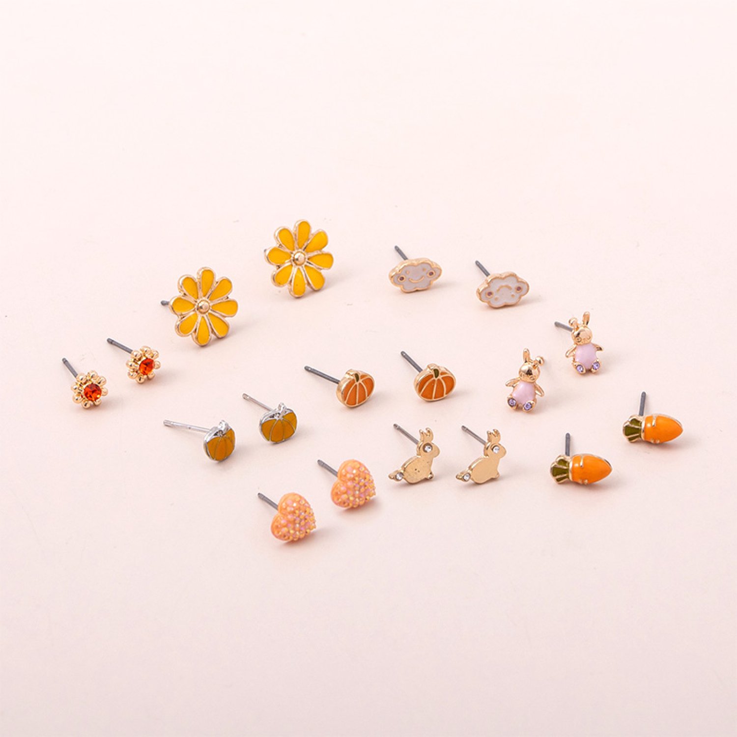 1_0000_Kids Stud Earrings 9Pack (19)