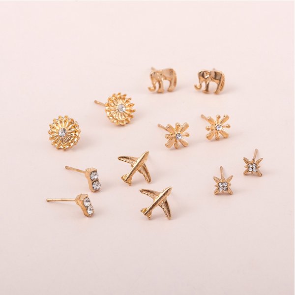 Kids Stud Earrings 5Pack